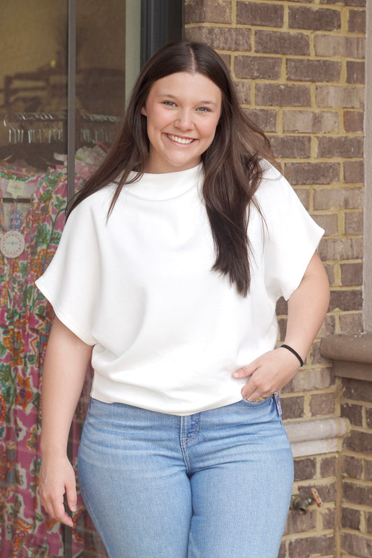Luxe Cowl Neck Casual Top