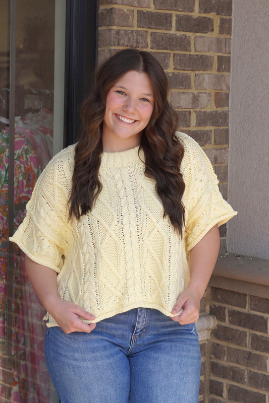 Buttercup Knit Top