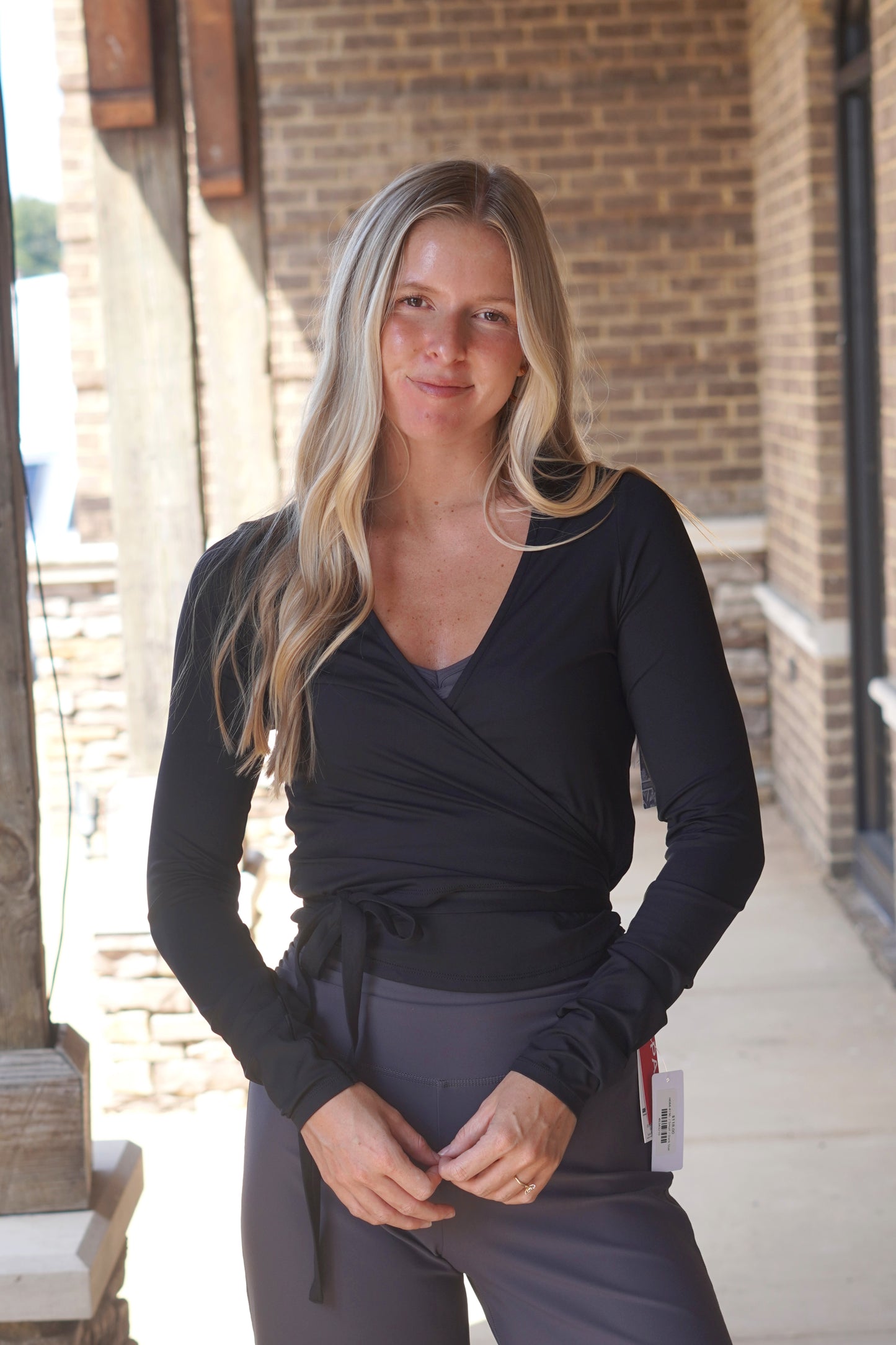Spanx Onform Ballet Wrap Top