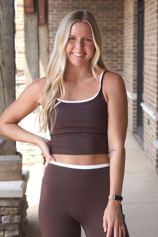 Cocoa Double Layer Active Tank