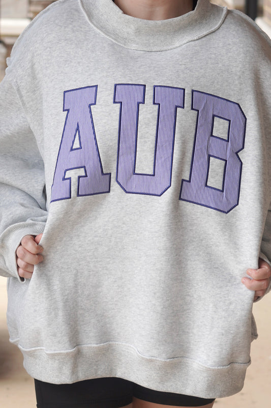 AUB Embroidered Mockneck