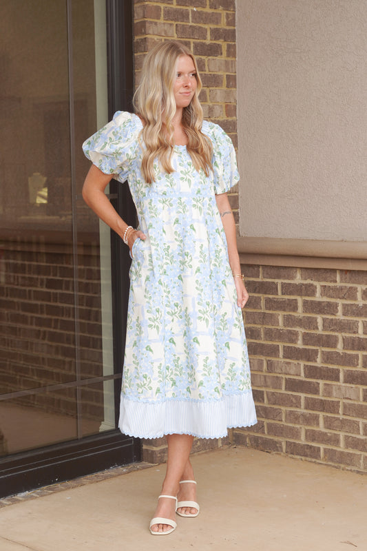 Carolina Floral Midi Dress