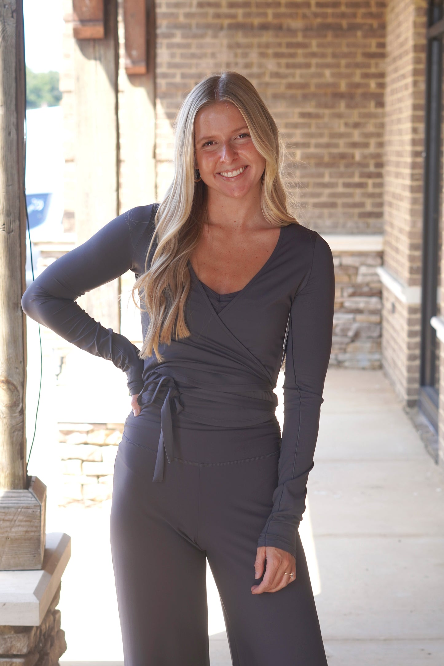 Spanx Onform Ballet Wrap Top