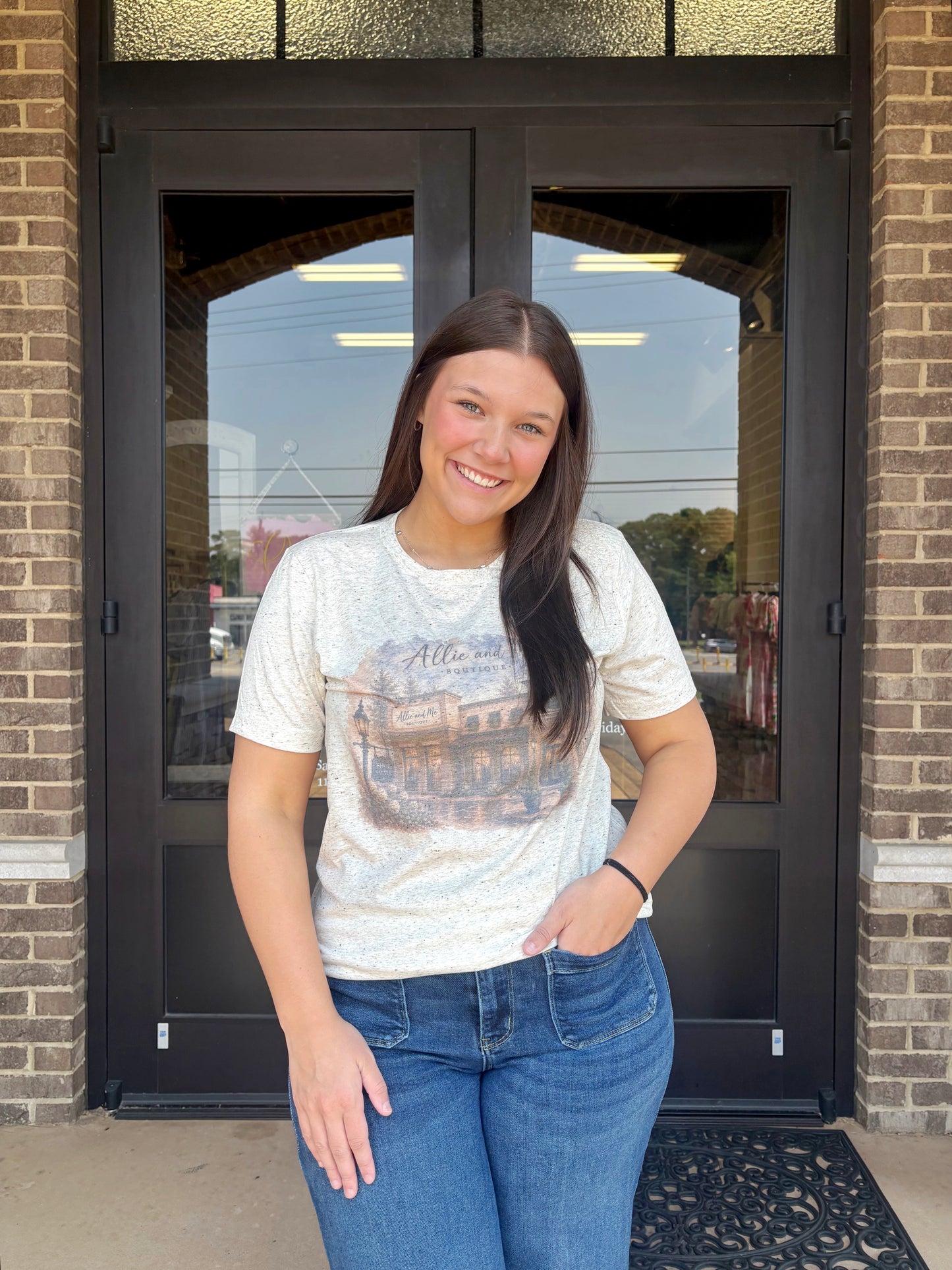 Allie And Me T-Shirt Cream