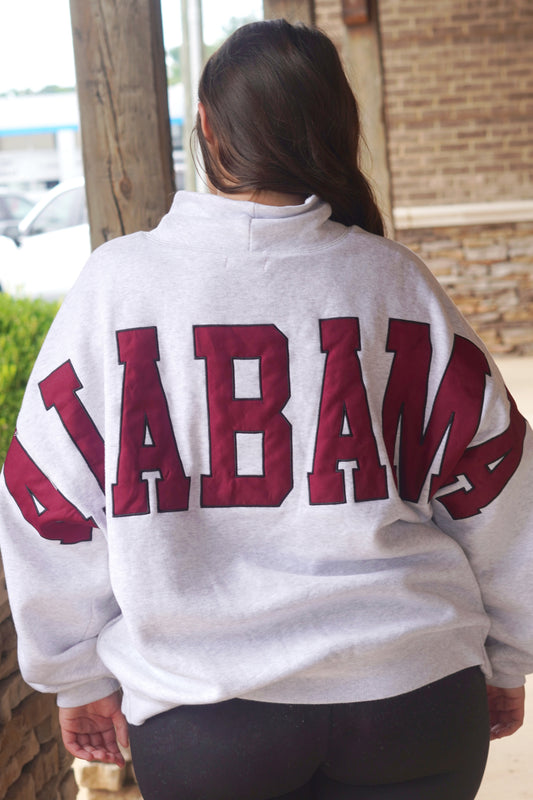 Alabama Crimson Comfort Mockneck