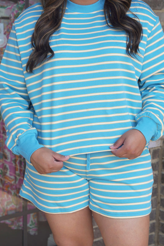 Cloud Nine Striped Shorts