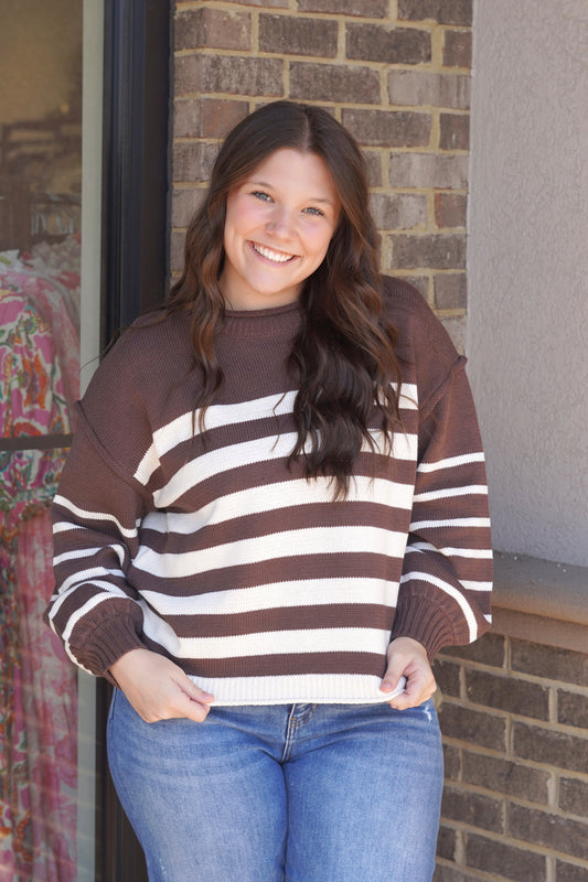 Sunday Knit Stripe Sweater