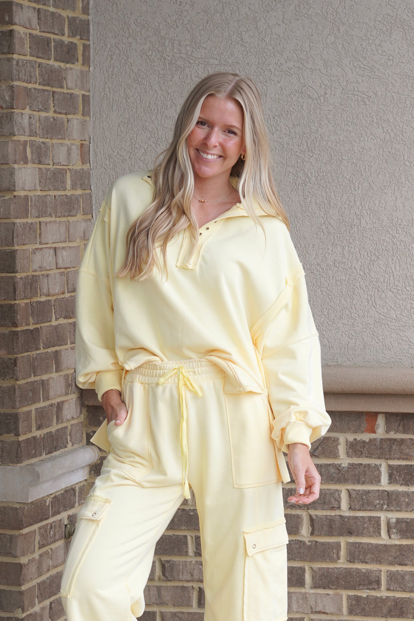 Buttercream Fleece Pullover