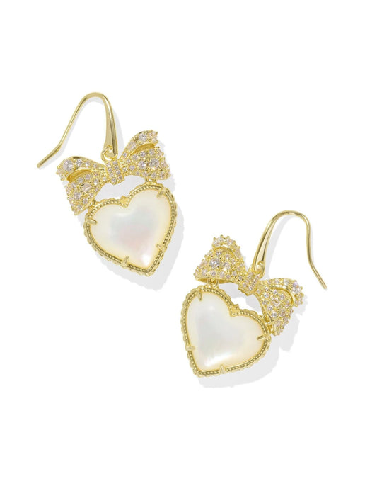 Haisley Heart Drop Earrings