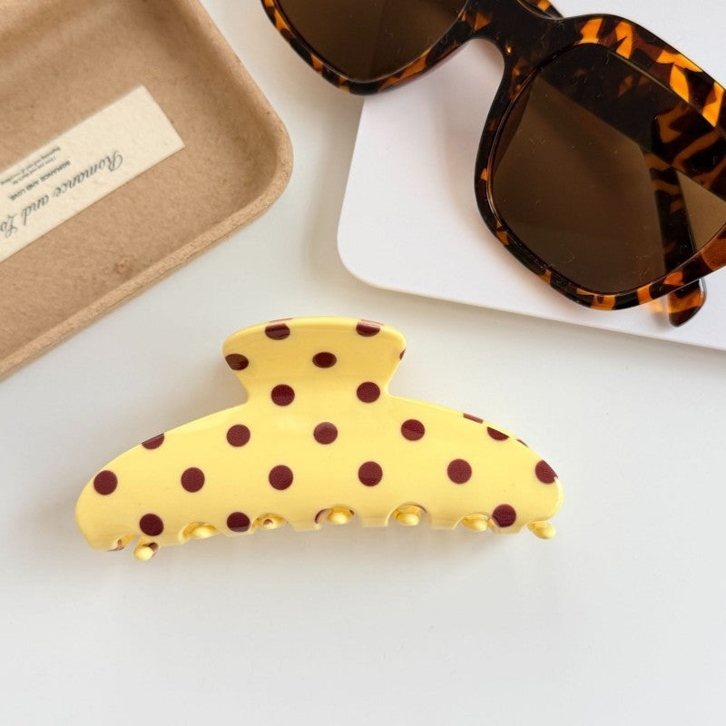 Polka Dot Hair Clips