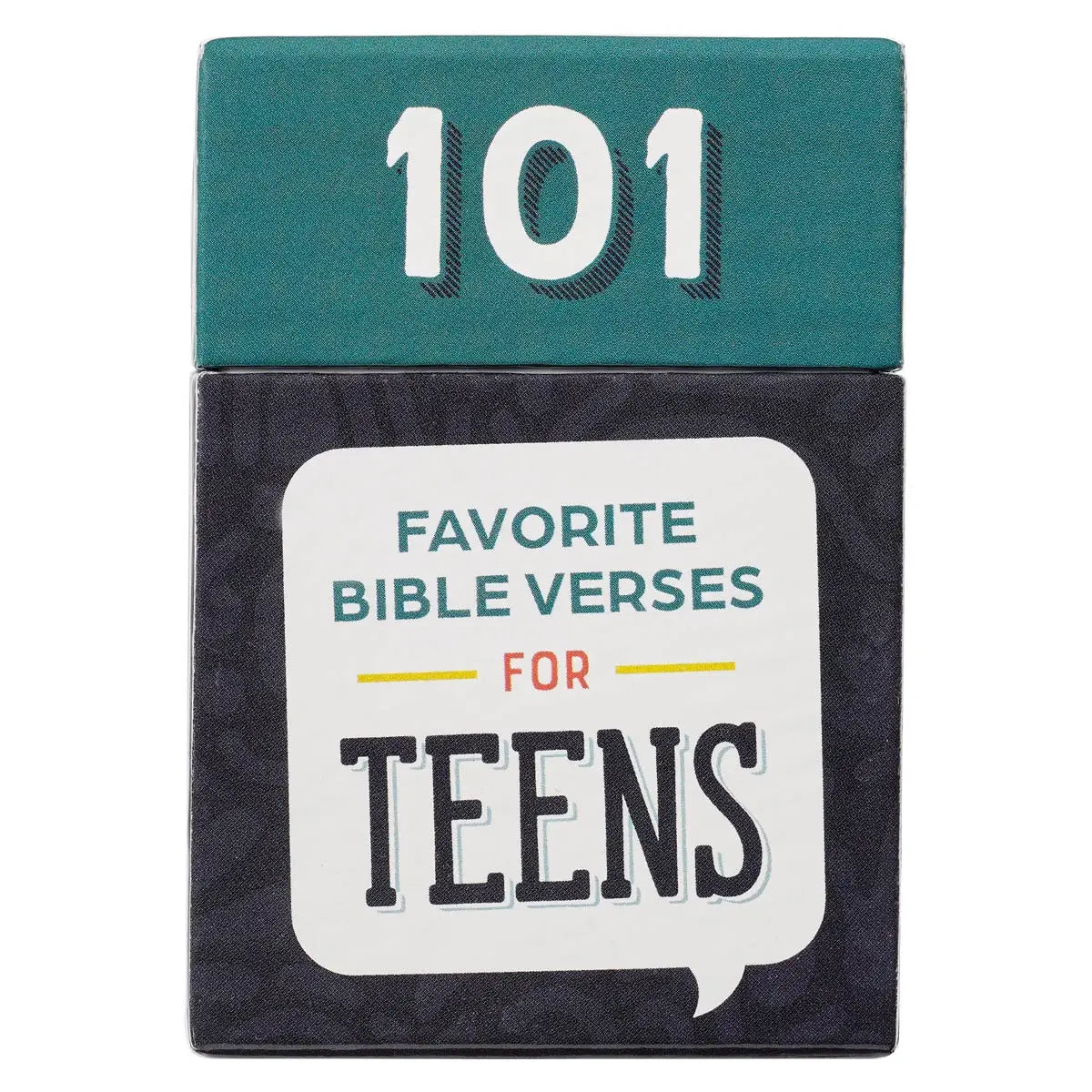 The 101 Favorite Bible Verses for Teens Teal and Blue Box of Blessings 