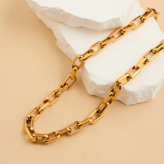 Narelle Waterproof Necklace 18" Chunky Oval Link Chain