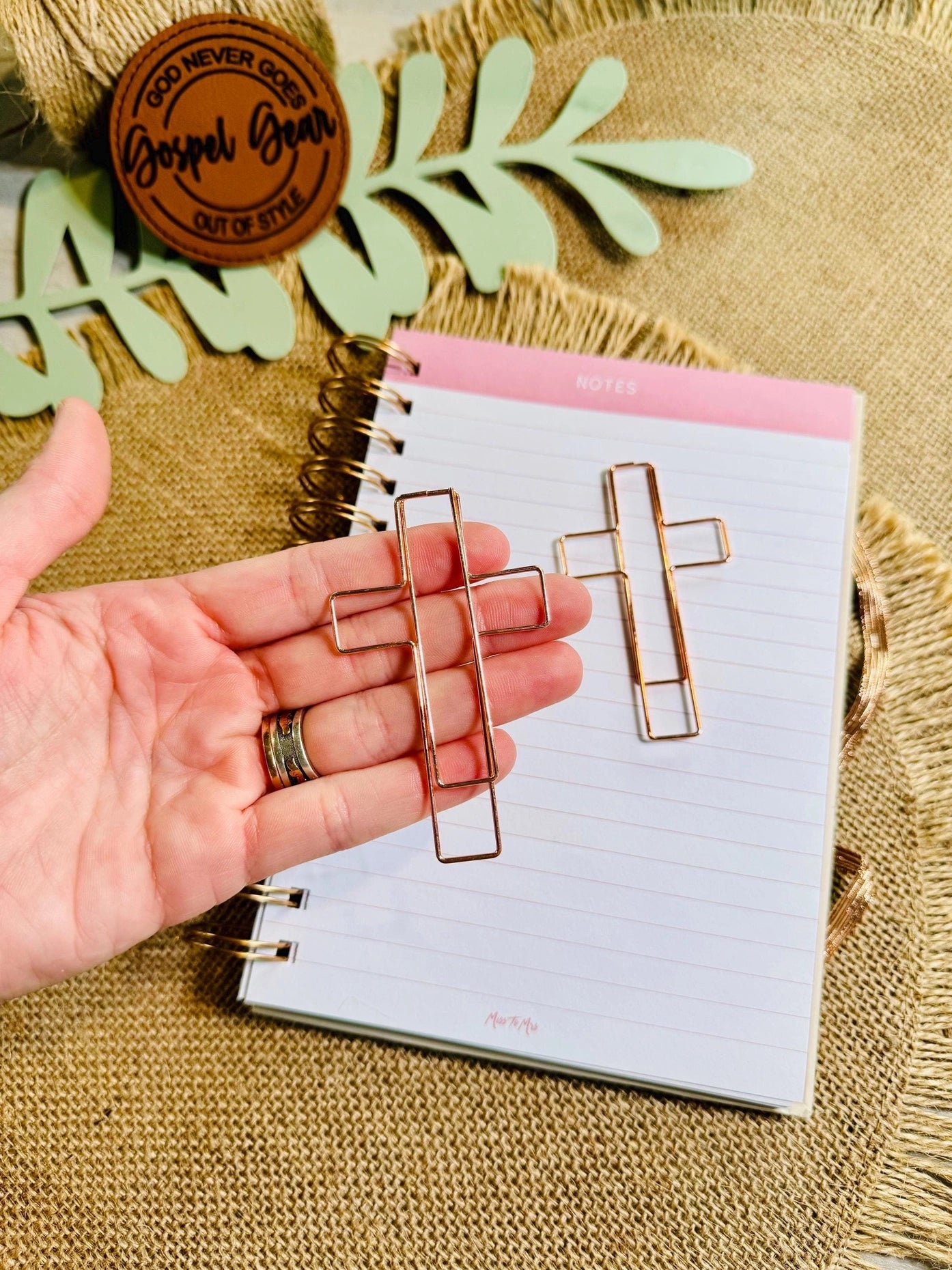 Cross Bookmark Paperclip