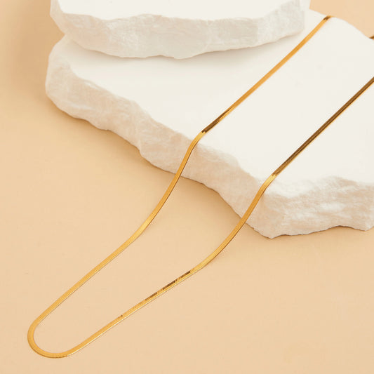 Narelle Waterproof Necklace Dainty 20" Snake Chain