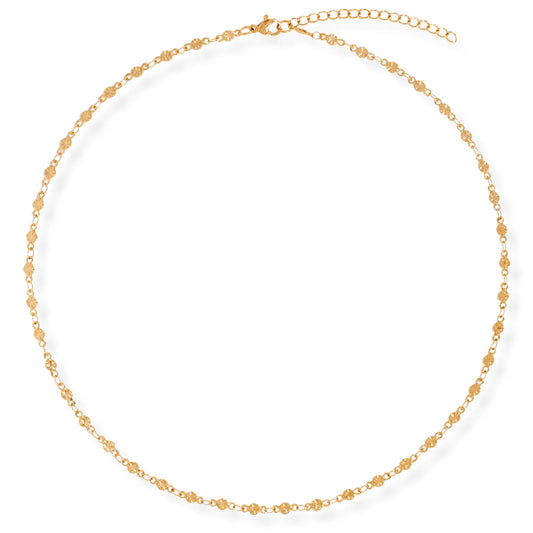 Ellie Vail Garcelle Mini Disc Chain Necklace