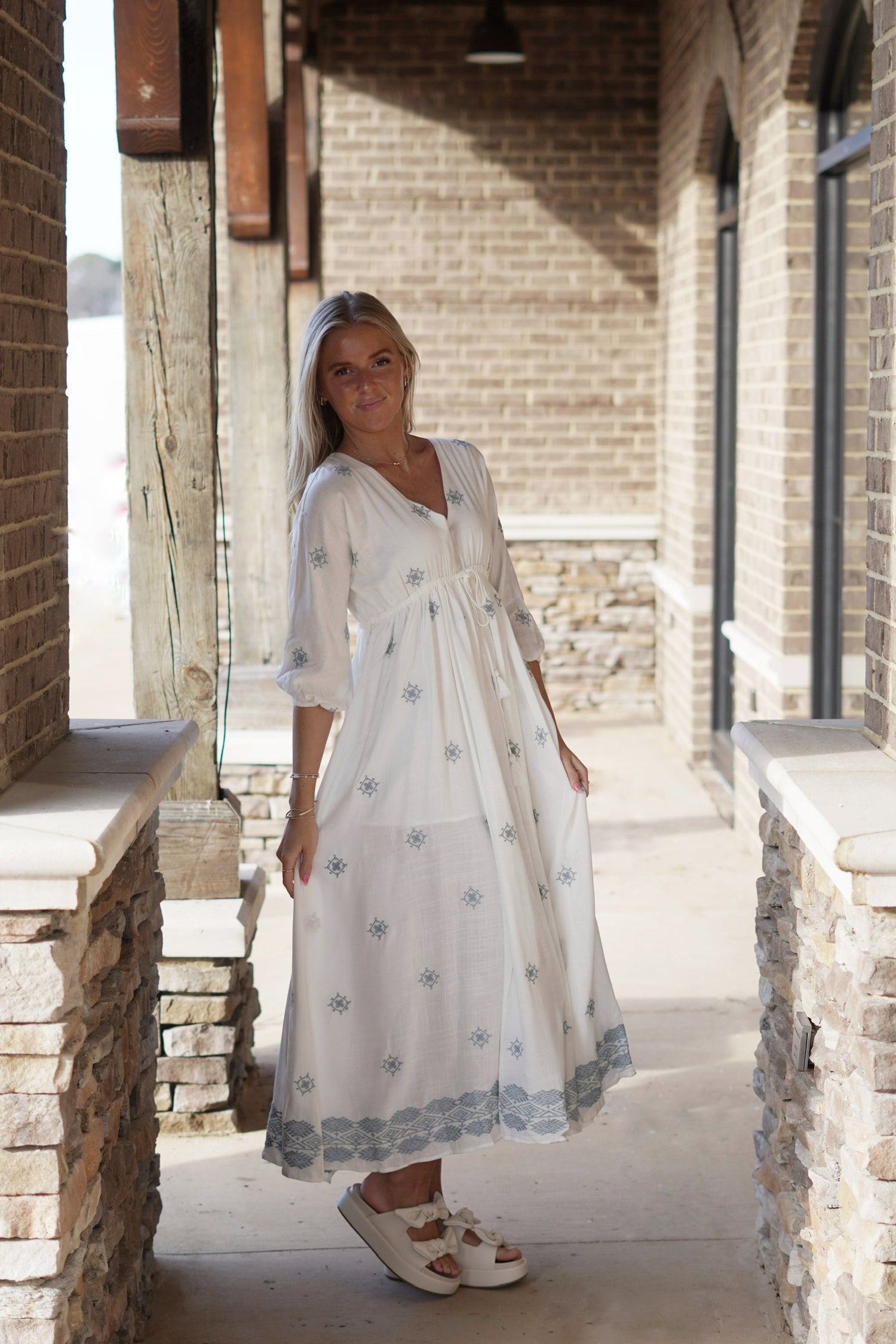 Arabella Embroidered Maxi Dress Arabella Embroidered Maxi Dress