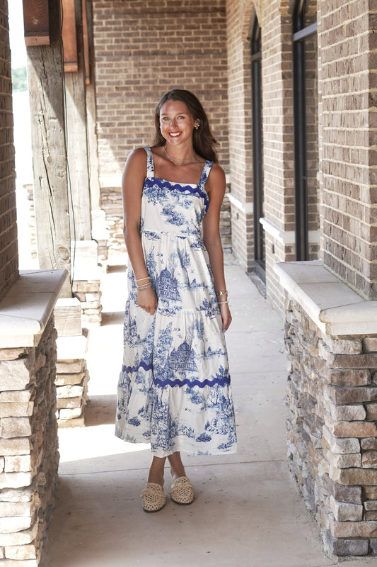 Getaway to Greece Midi Dress