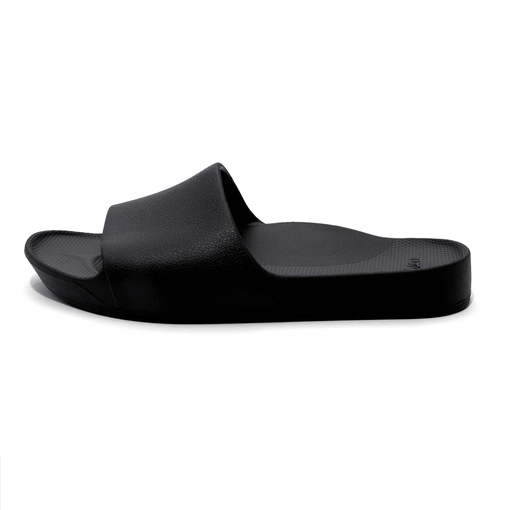 Black Arch Support Slides. 