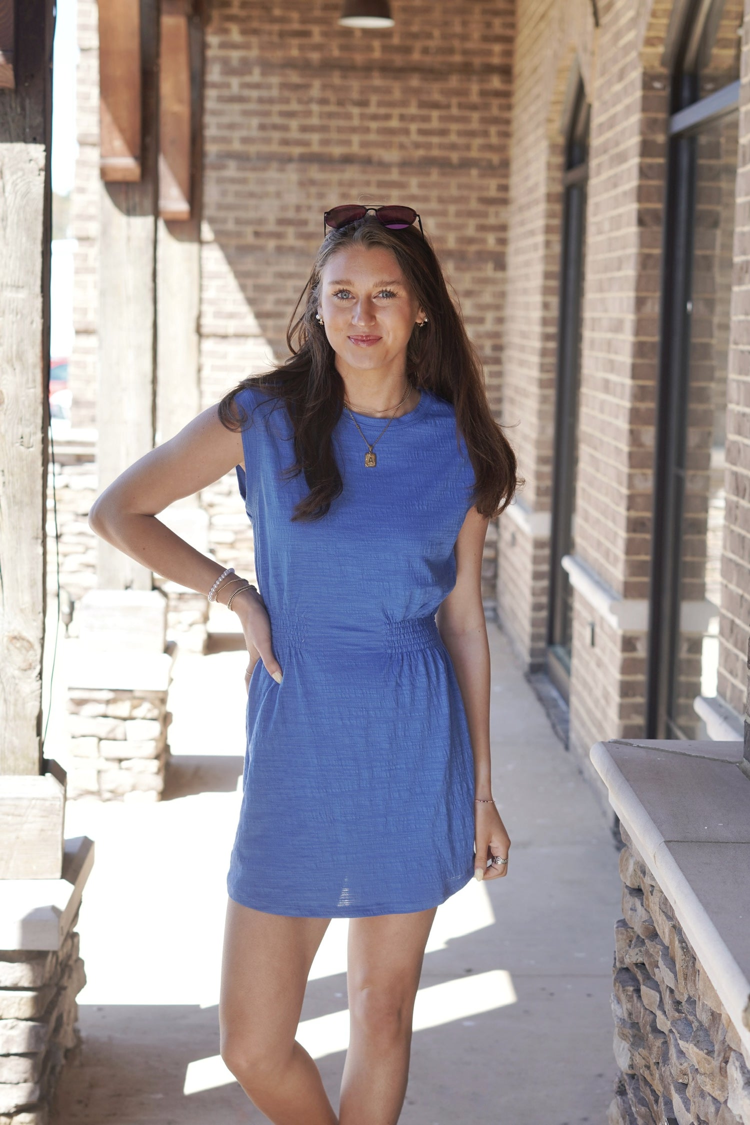 Rowan Textured Mini Dress Rowan Textured Mini Dress