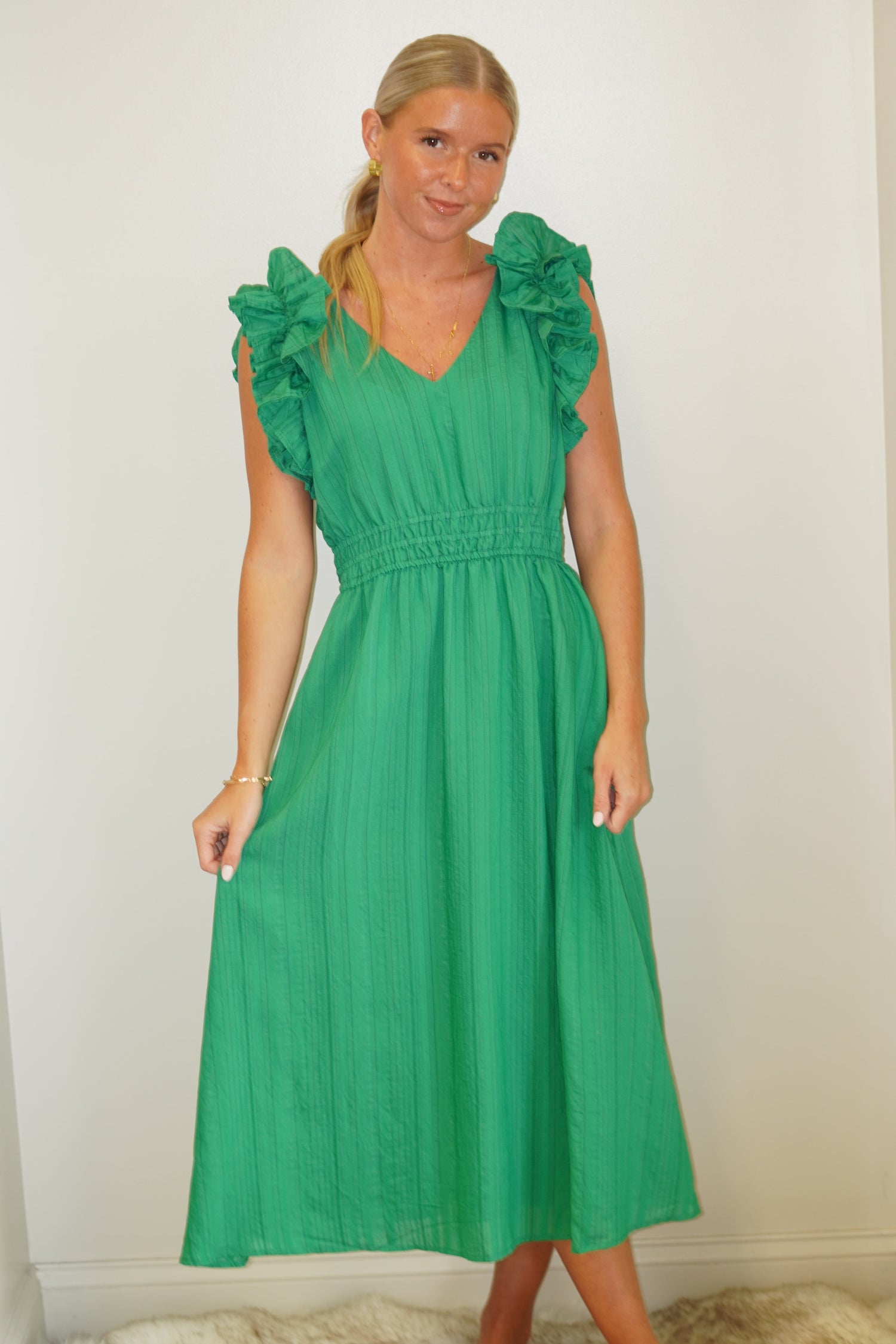 Kamryn Kelly Green Dress Allie and Me Boutique Kamryn Kelly Green Dress Allie and Me Boutique