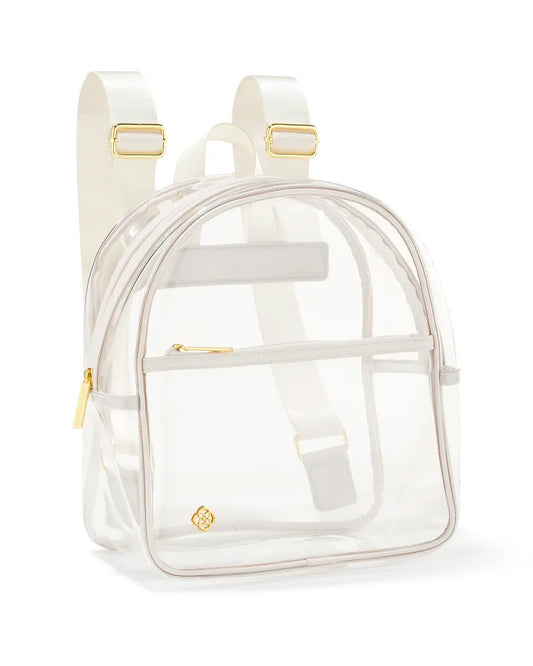 Let’s be clear—you'll need the Clear Backpack for every game day, concert, and more. Spacious and secure with two zipper pockets, you can easily carry all your essentials and be hands- and worry-free. Plus, the adjustable straps allow you to comfortably set your backpack for the perfect fit.  Color- Gold Clear  Dimensions- 25.5 x 16.5 x 29 cm