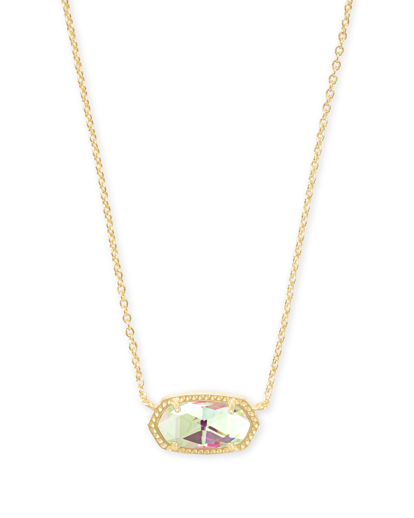 Kendra Scott Elisa Necklace Dichroic Glass