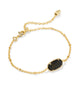 Kendra Scott Tiger Striped Elaina Delicate Chain Bracelet