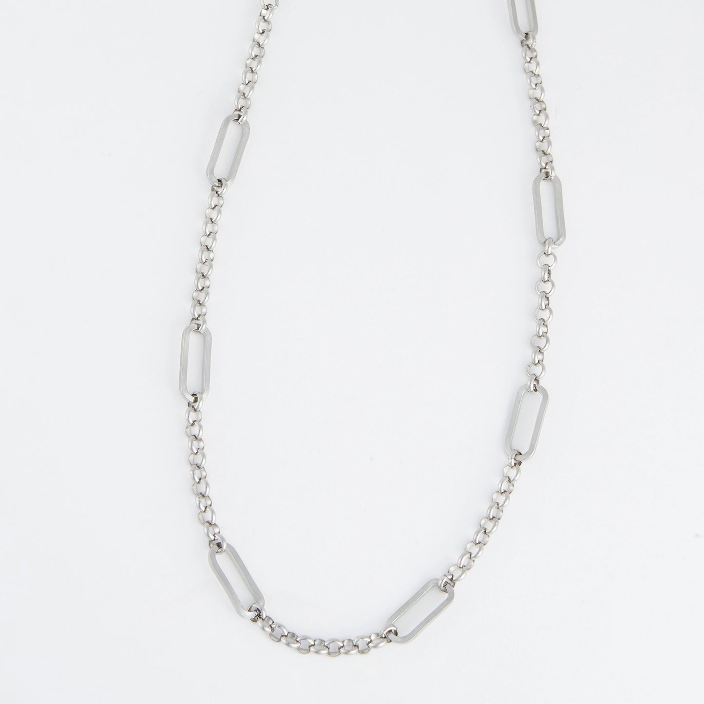 Narelle Waterproof Necklace 20" Rolo Link Bar Station