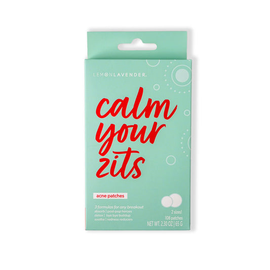 Packaging of the acne patches in the box on display.
