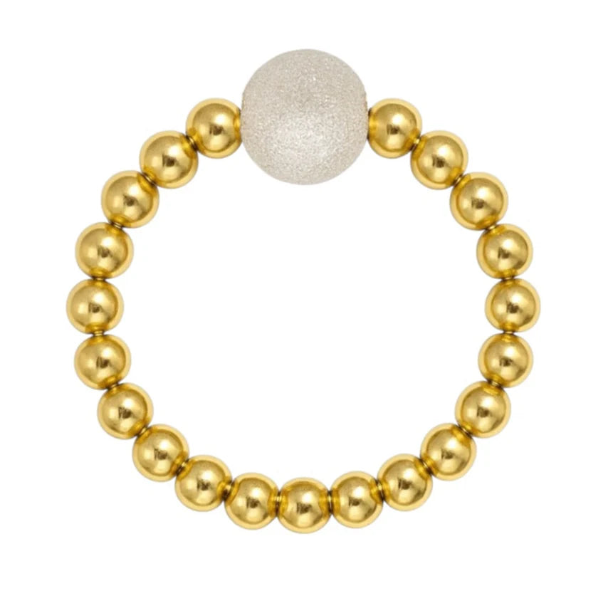 Mariah Beaded Stretchy Ring