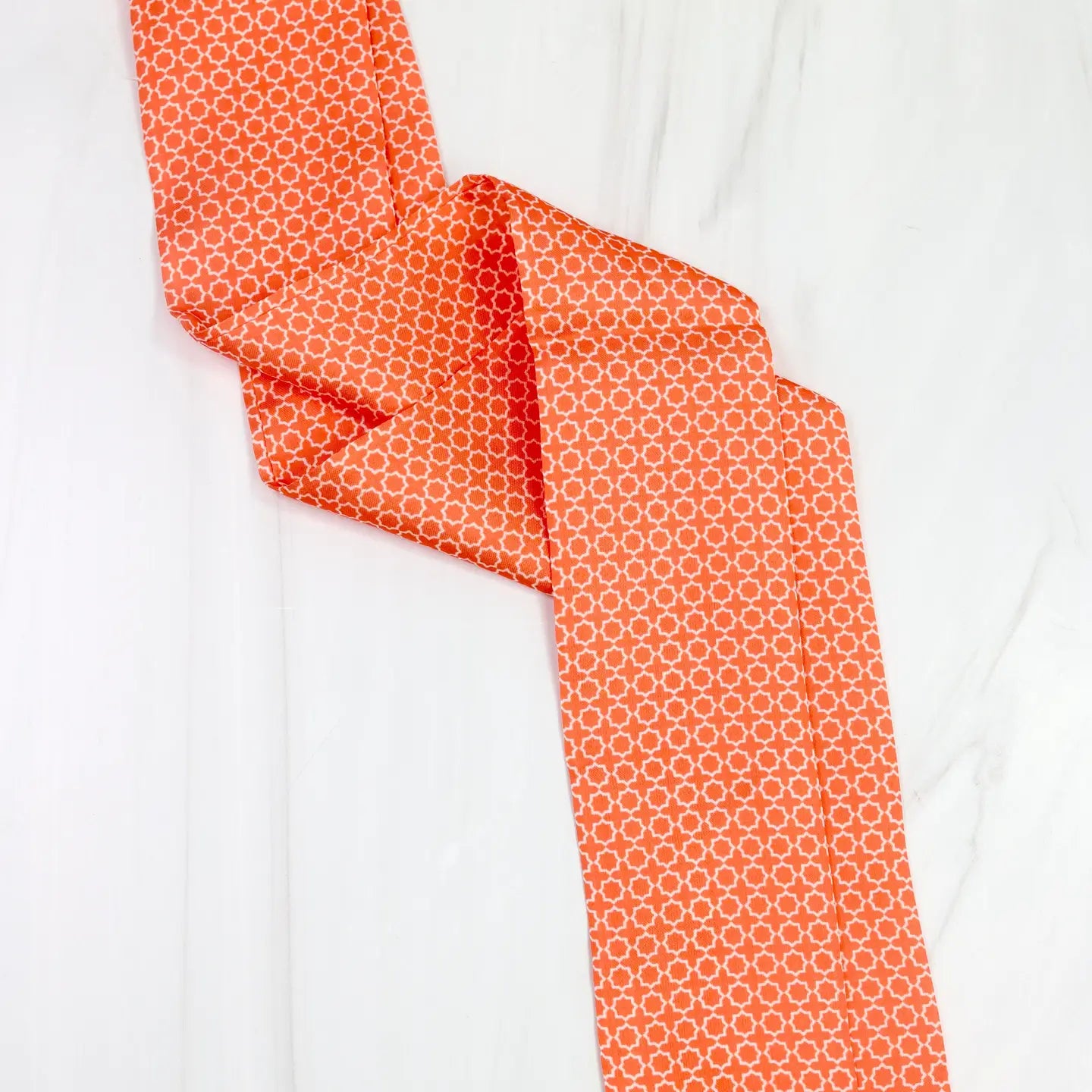 Serafina Scarf in a simple Orange print