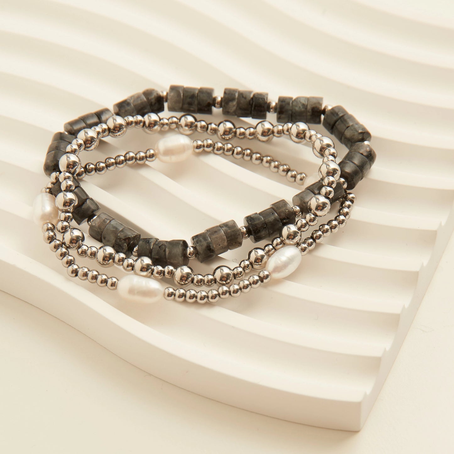 Narelle Waterproof Pearl Bracelet Set