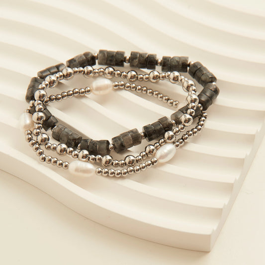 Narelle Waterproof Pearl Bracelet Set