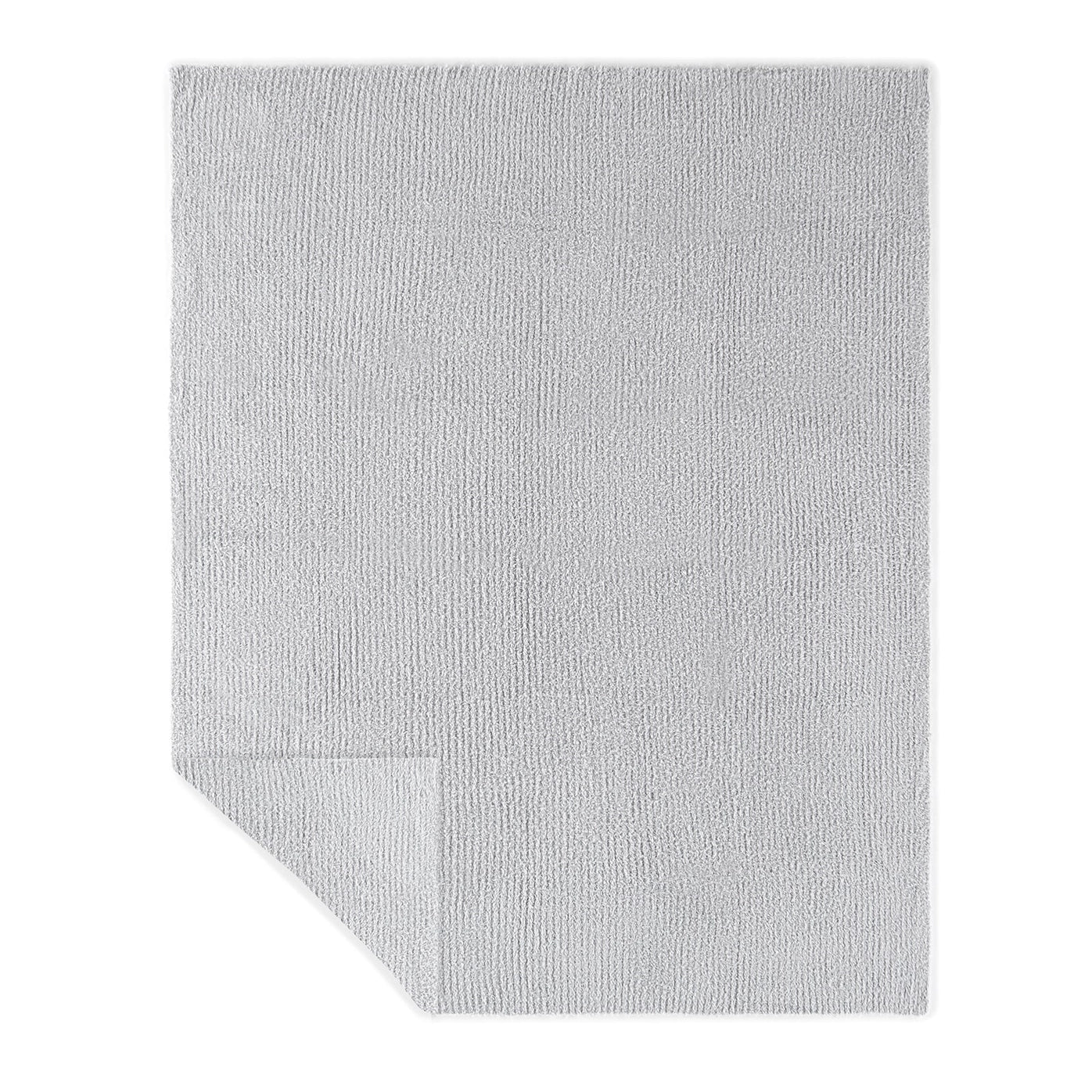 Grey Premier Ribbed Cozy Knit Throw.  This extremely cozy throw is made with plush, ultra-soft fabric and offers an outstanding hand-feel making it an irresistible must-have accent in your home. 