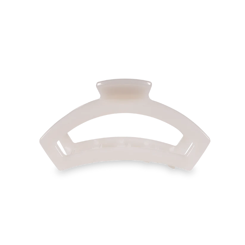 Coconut colored Open Small Claw Hair Clip