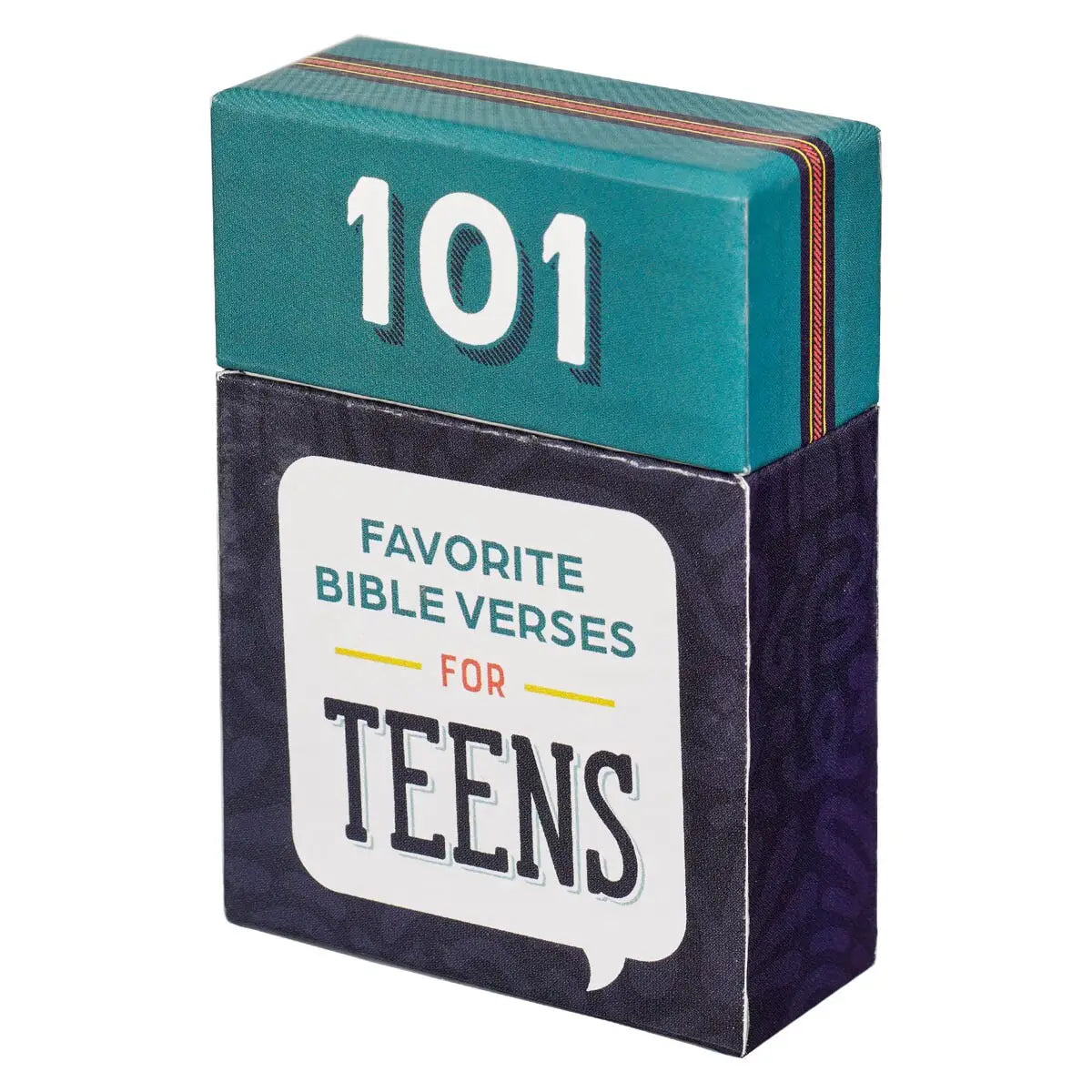 The 101 Favorite Bible Verses for Teens Teal and Blue Box of Blessings 