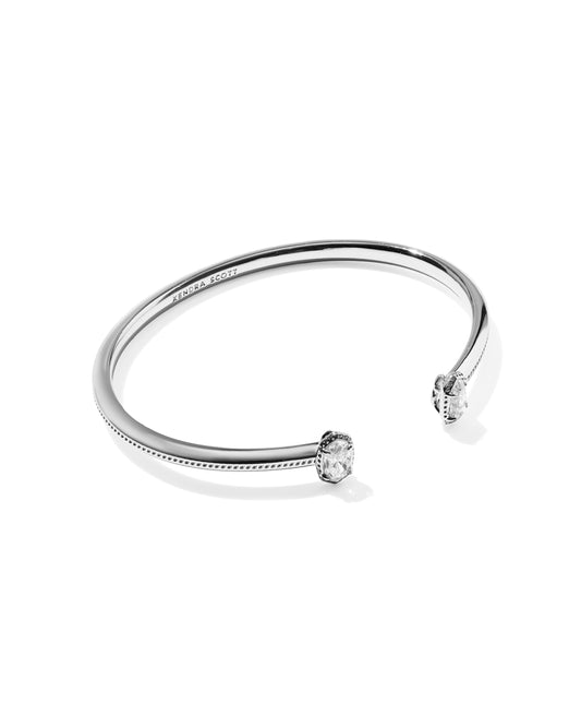 Kendra Scott Silver Mini Elton Luxe Cuff Bracelet