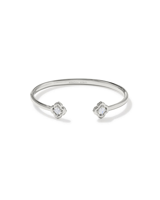 Kendra Scott Silver Mallory Crystal Cuff Bracelet