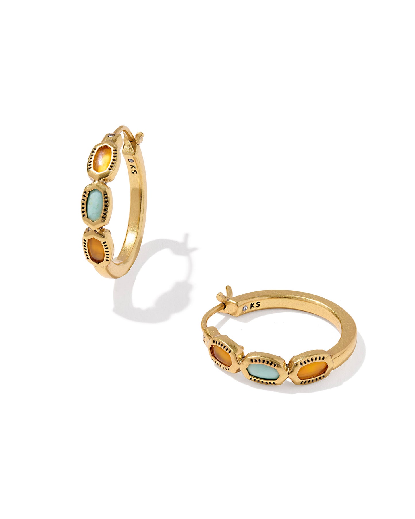Kendra Scott Mini Elisa Gold Hoop Earrings