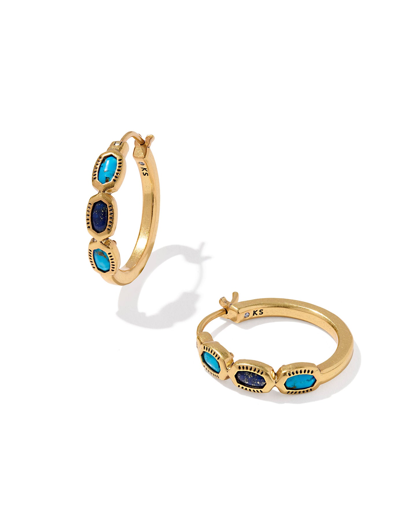 Kendra Scott Mini Elisa Gold Hoop Earrings