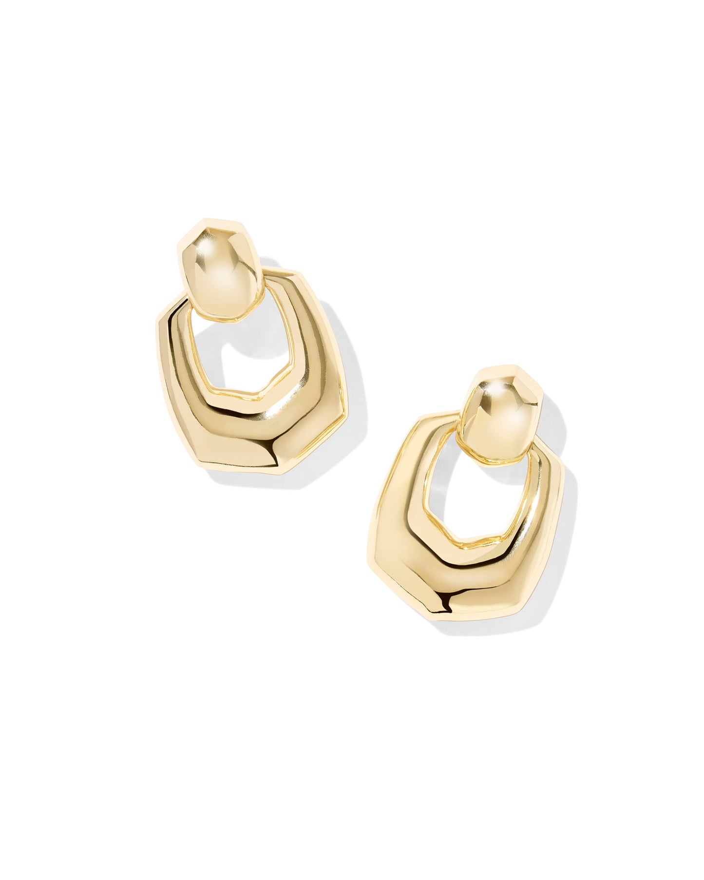 Kaitlin Gold Open Frame Earrings 
Closure: Ear Post