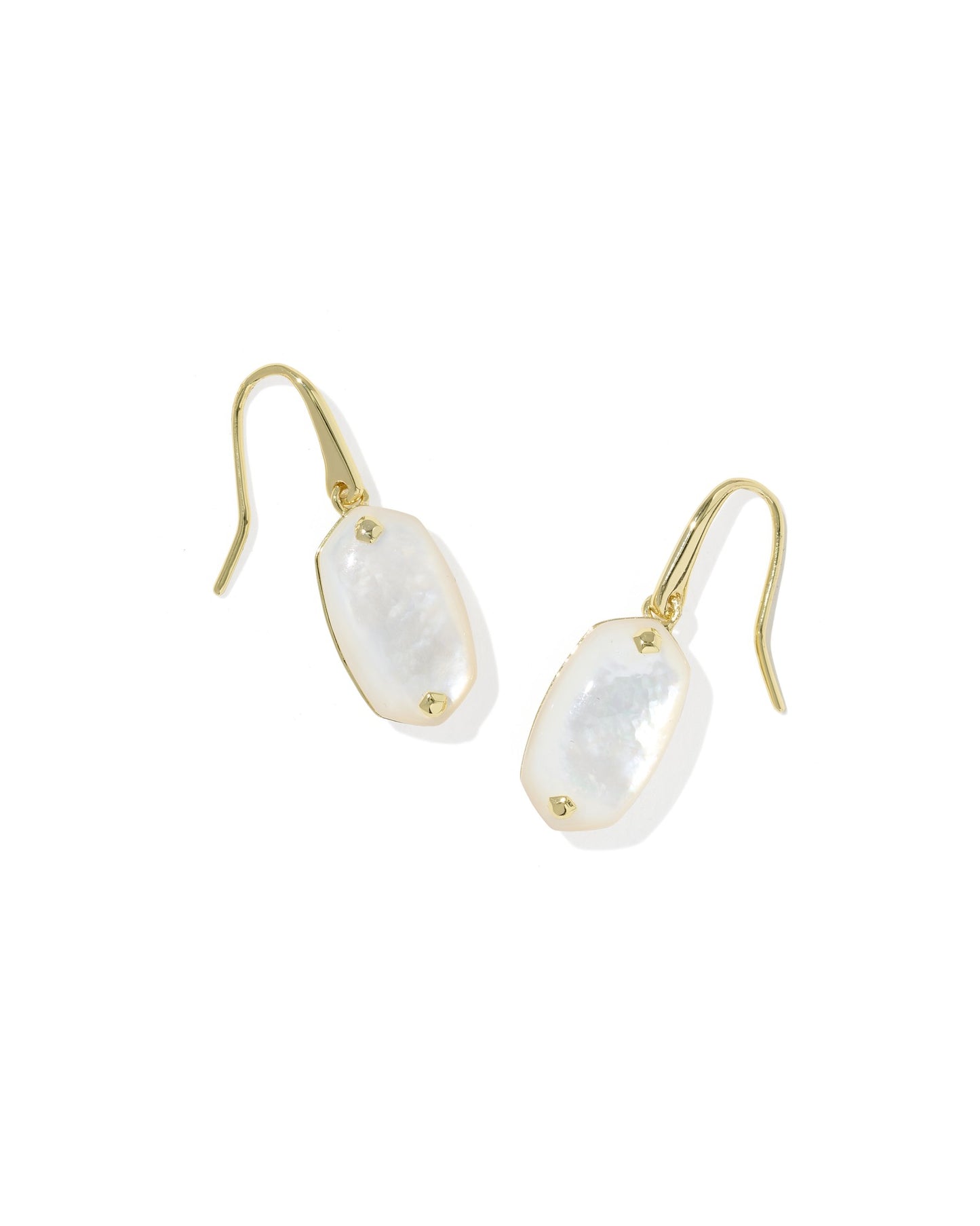 Kendra Scott Lee Riveted Drop Earrings Mother Of Pearl