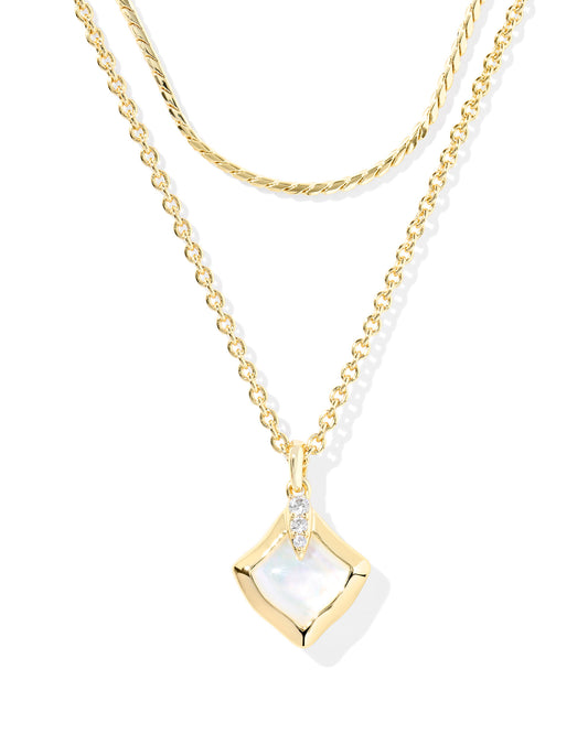 Kendra Scott Joelle Gold Multi Strand Necklace