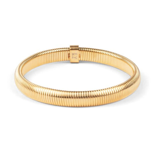 gold coil bracelet