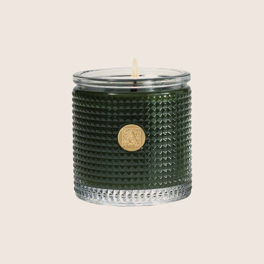 The Small Of Tree Textured Glass Candle