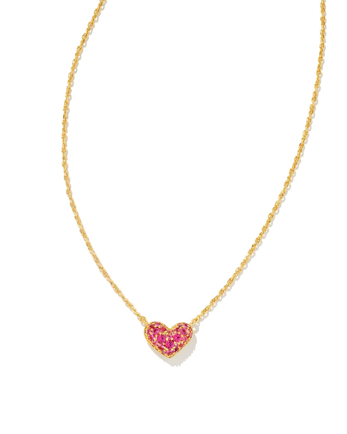 Ari Pavé Crystal Heart Necklace