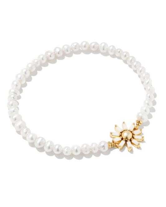 Kendra Scott Madison Daisy Pearl Stretch Bracelet