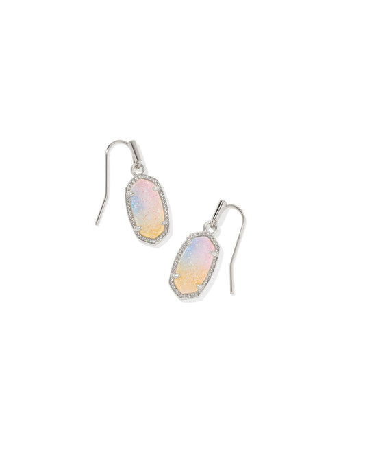 Kendra Scott Lee Pink Watercolor Drusy Earrings