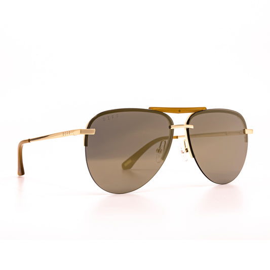 Tahoe Brushed Gold + Gold Mirror Sunglasses
