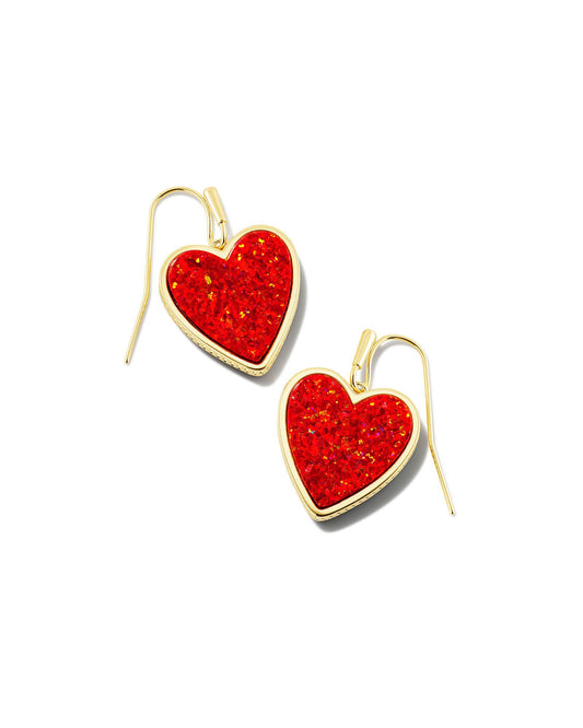 Kendra Scott Heart Drop Earrings